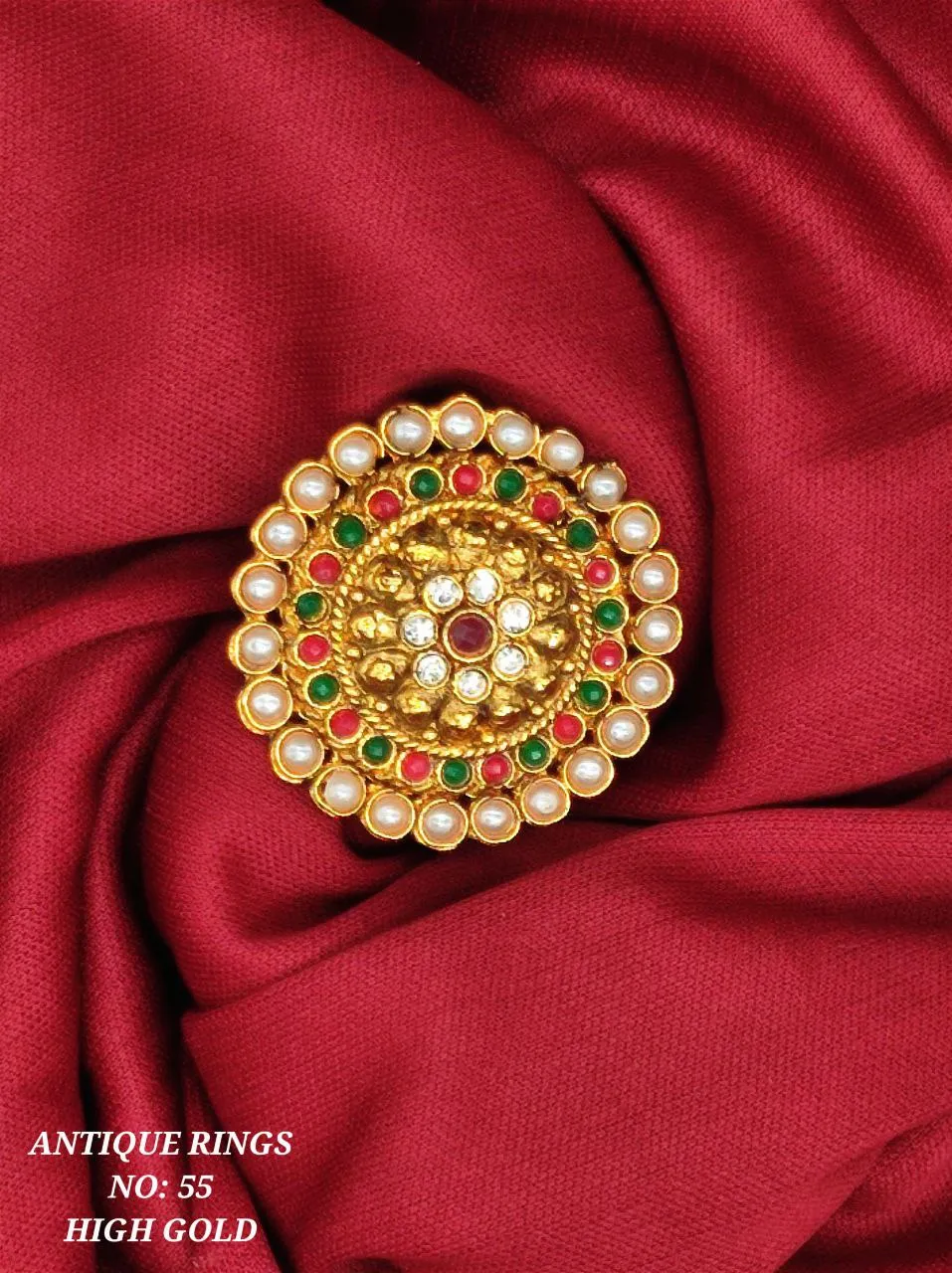 Beautiful Fine Kundan Ring/ Meenakari Ring/adjustable Ring/ Indian Ring/  Indian Jewelry/ Bollywood Jewelry - Etsy Sweden